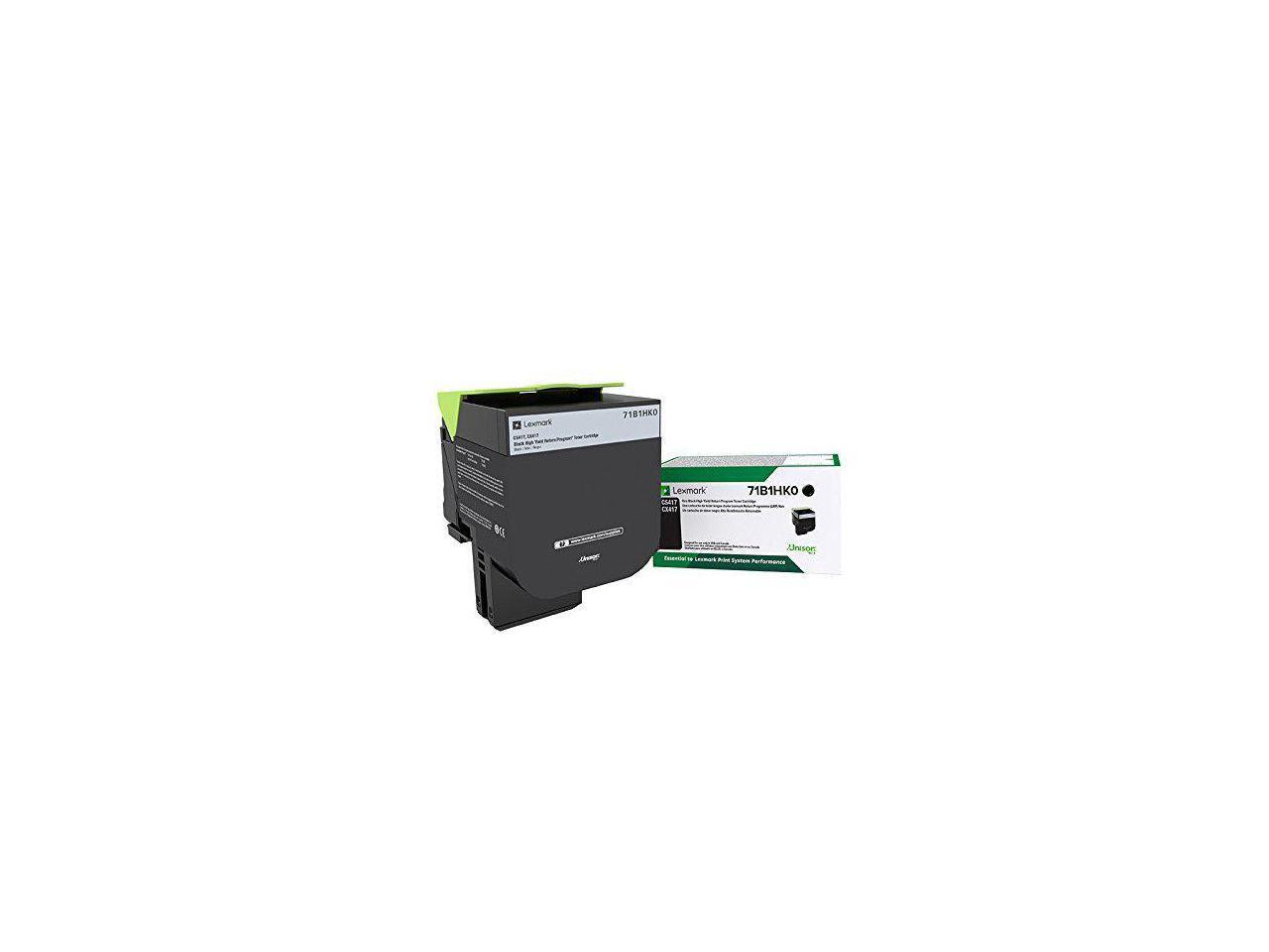 Lexmark 71b10k0 Unison Toner, 3,000 Page-Yield, Black 71B10K0