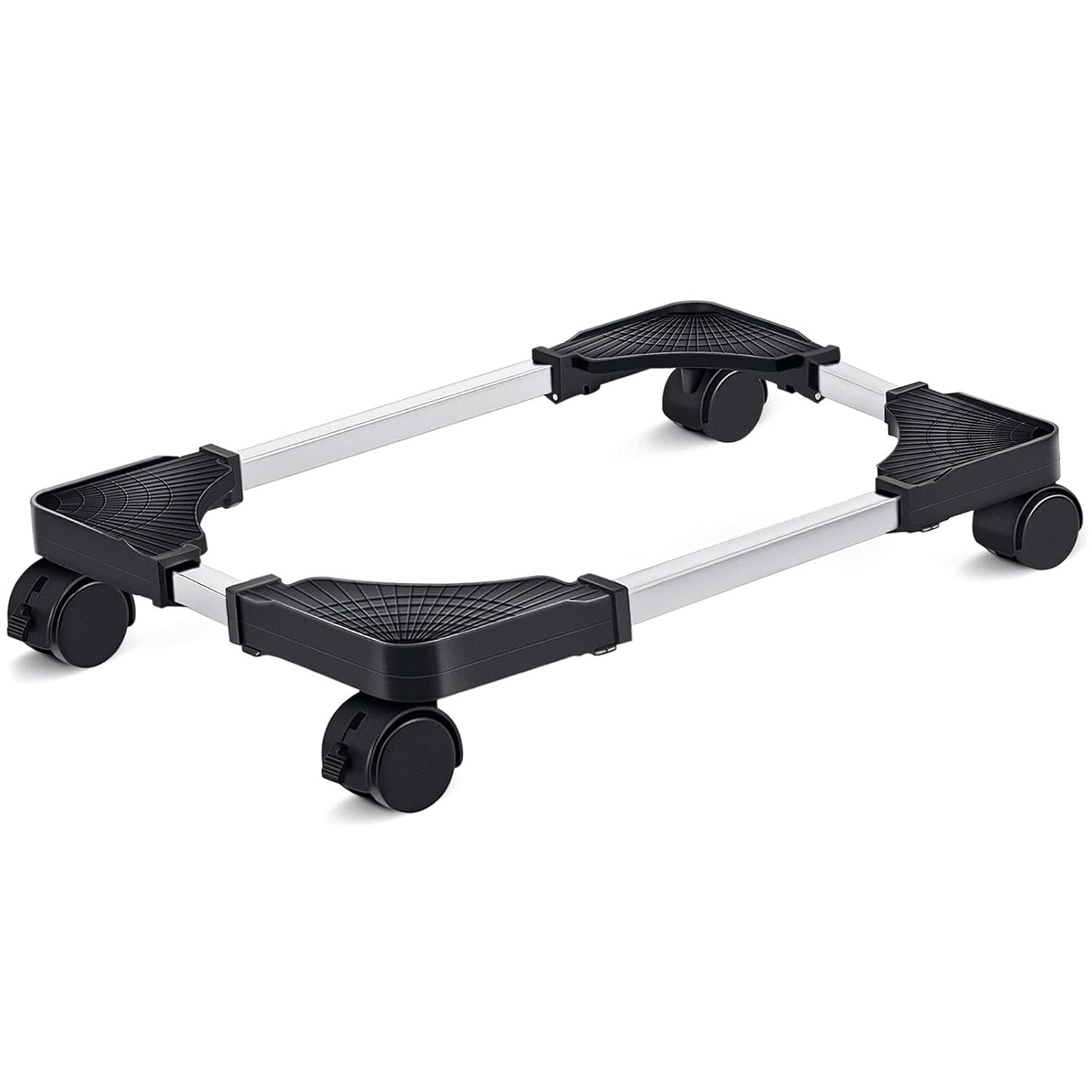 Liitrton Mobile CPU Stand Adjustable Computer Tower Stand with 4 Caster Wheels F