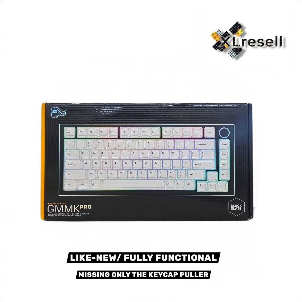 Glorious GMMK PRO 75% Modular Mechanical Gaming Keyboard TKL Fox Switches RGB