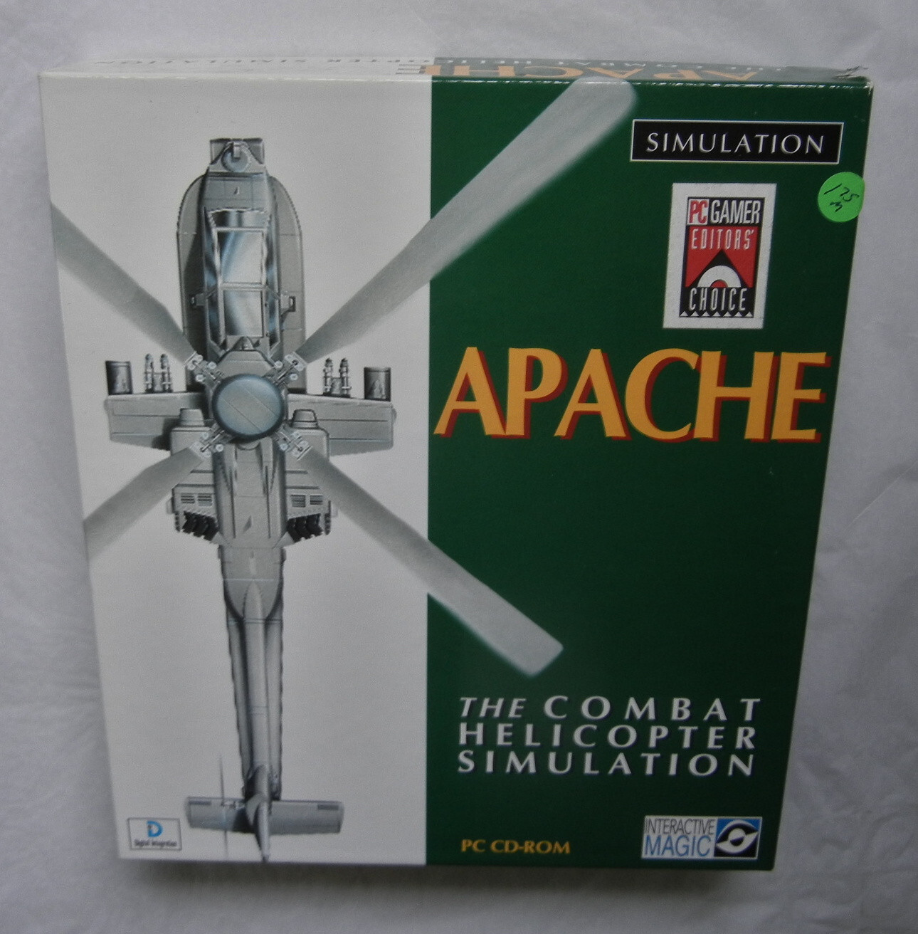 Apache: Combat Helicopter Simulation PC Large Retail Box 100% Complete EUC