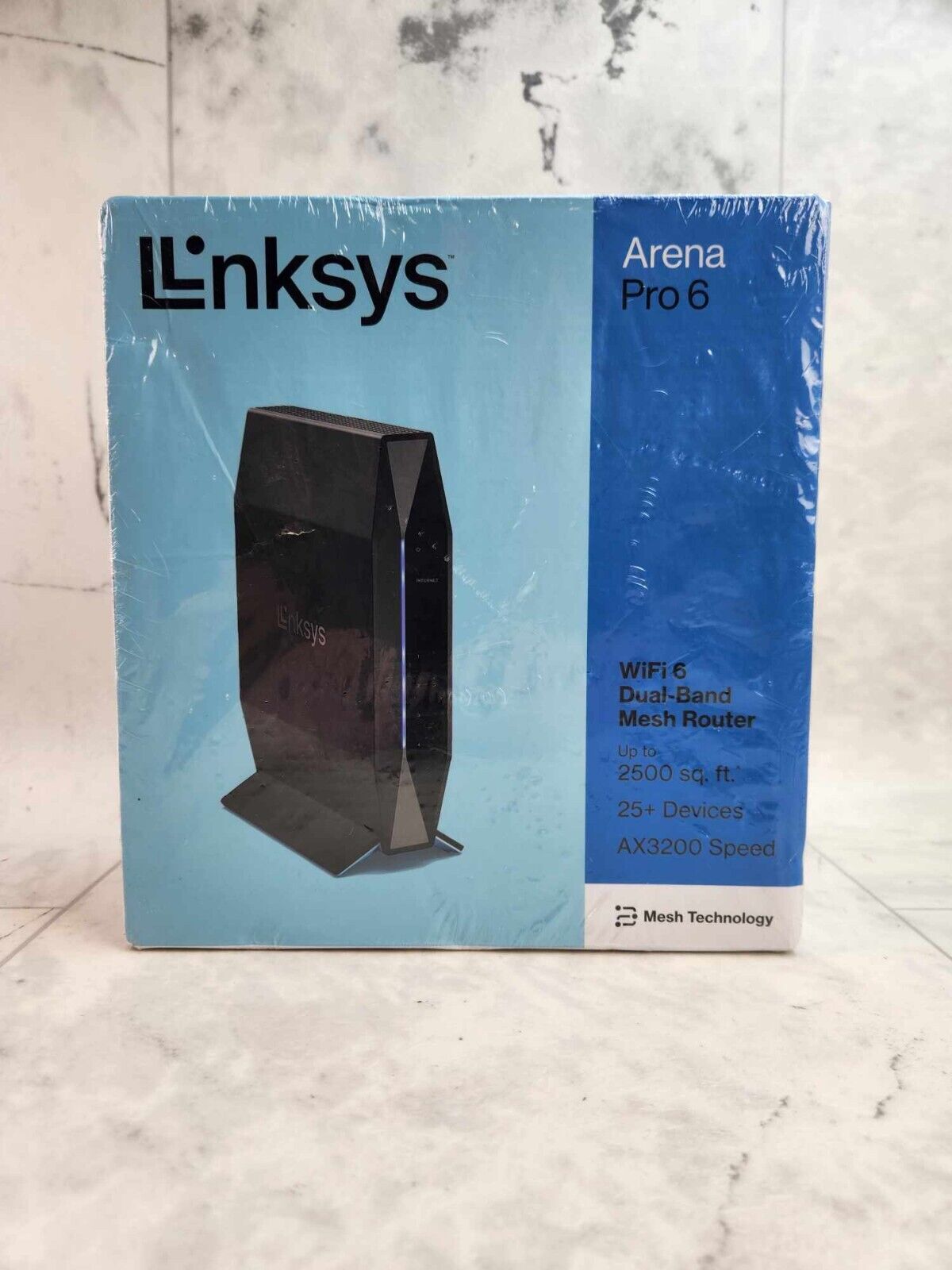 LINKSYS ARENA PRO 6 AX3200 WIFI 6 DUAL BANDMESH ROUTER 2500 SQ FT BRAND NEW