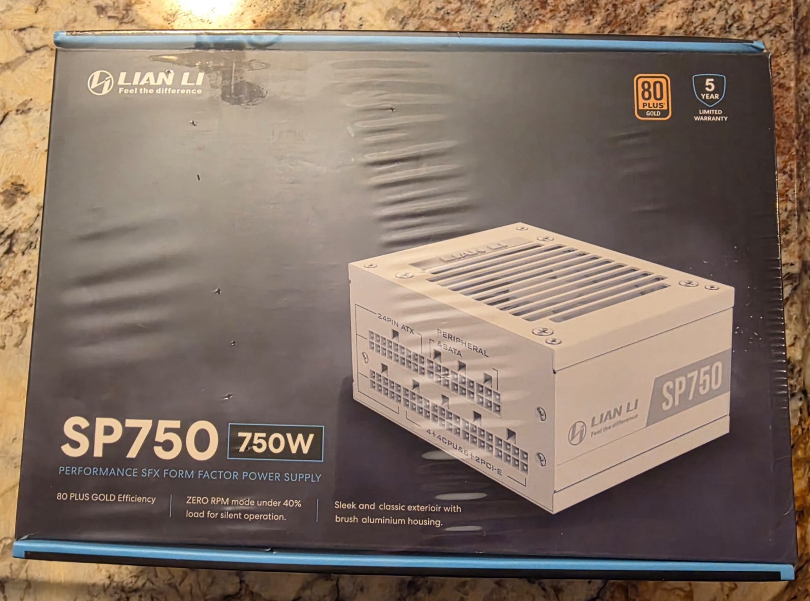 Lian Li 750W APFC 80Plus GOLD Full modular SFX Power Supply, SP750G.W (WHITE)
