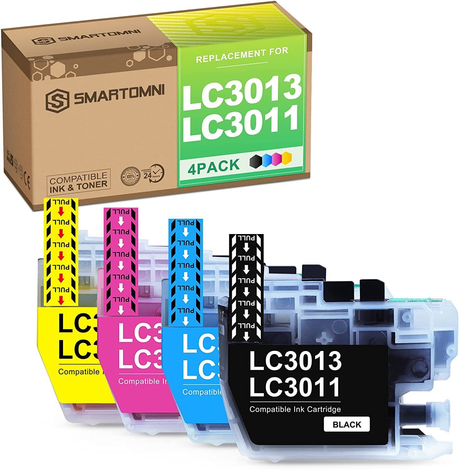 4PK LC-3013 3013 KCMY Ink Combo For Brother MFC-J491DW J497DW J690DW J895DW
