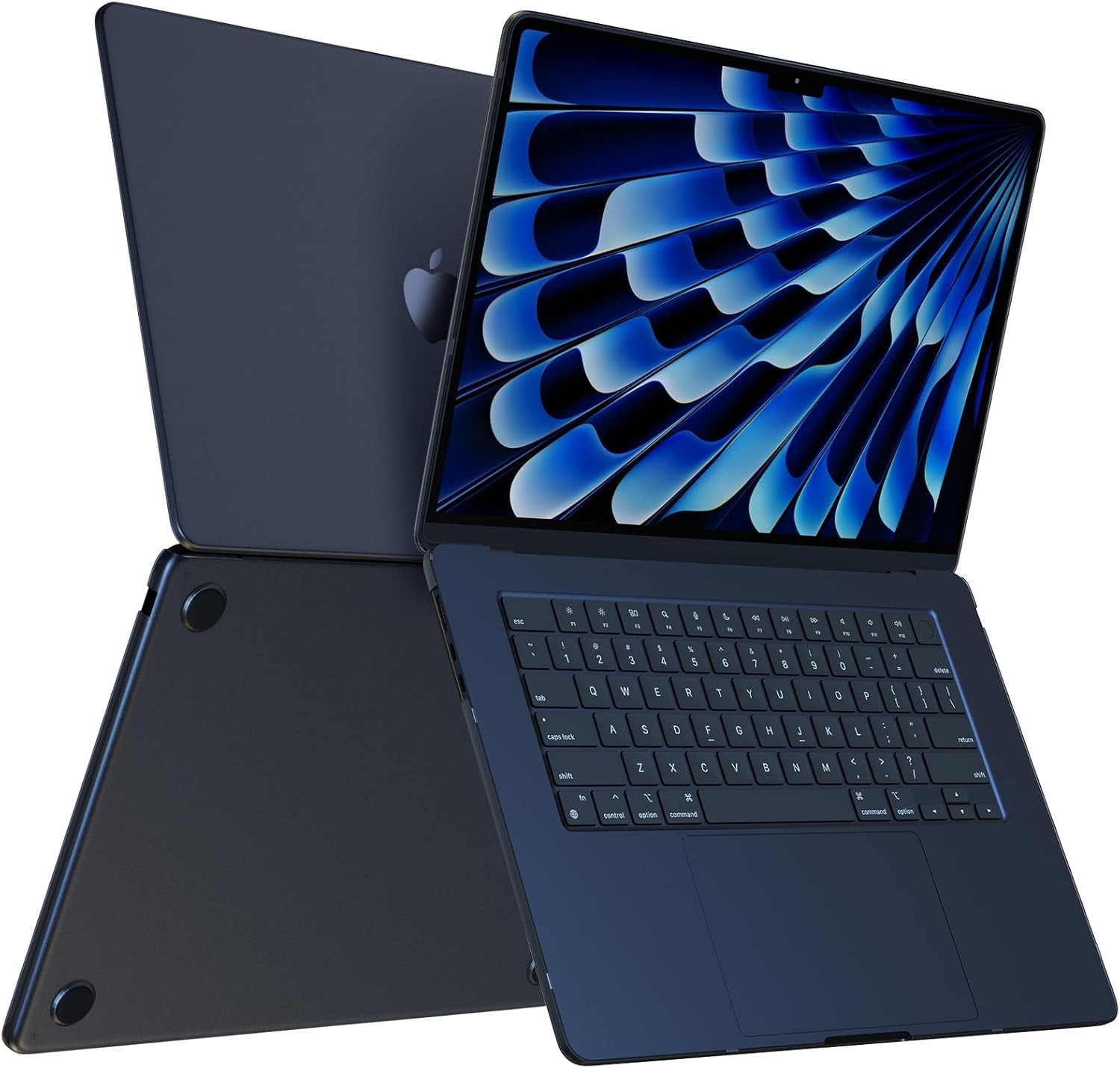 Apple MacBook Air 15" Case Midnight Clear Matte Hard Shell A3241 A3114 A2941