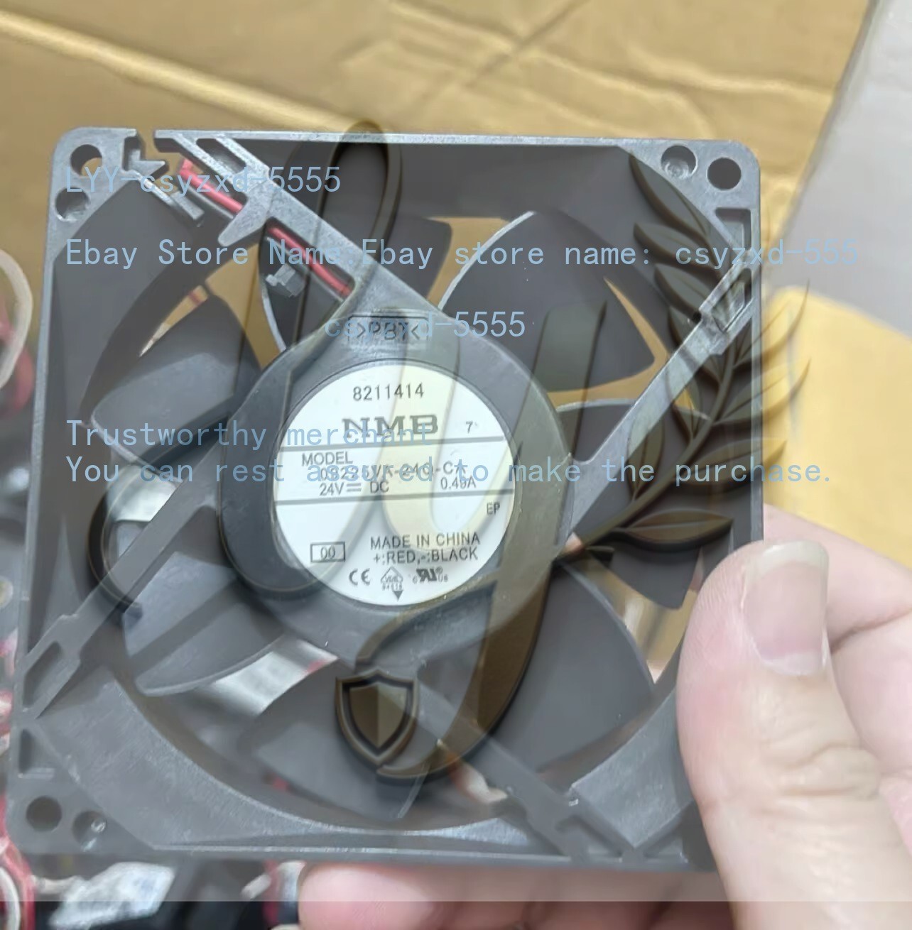 NMB 09225VA-24Q-CA 9225 DC24V 0.49A 9CM 2-Wire Inverter Cooling Fan