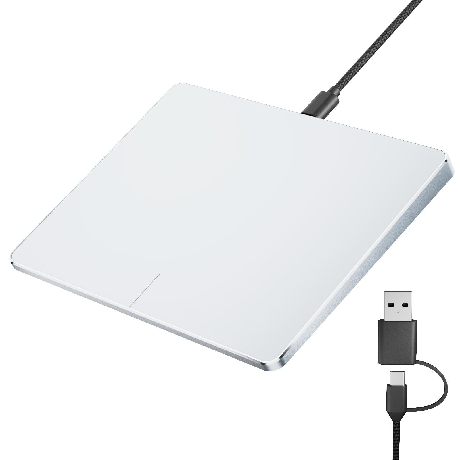 ProtoArc Wired Trackpad for Mac, High Precision T1-A Touchpad for Mac, USB Sl...