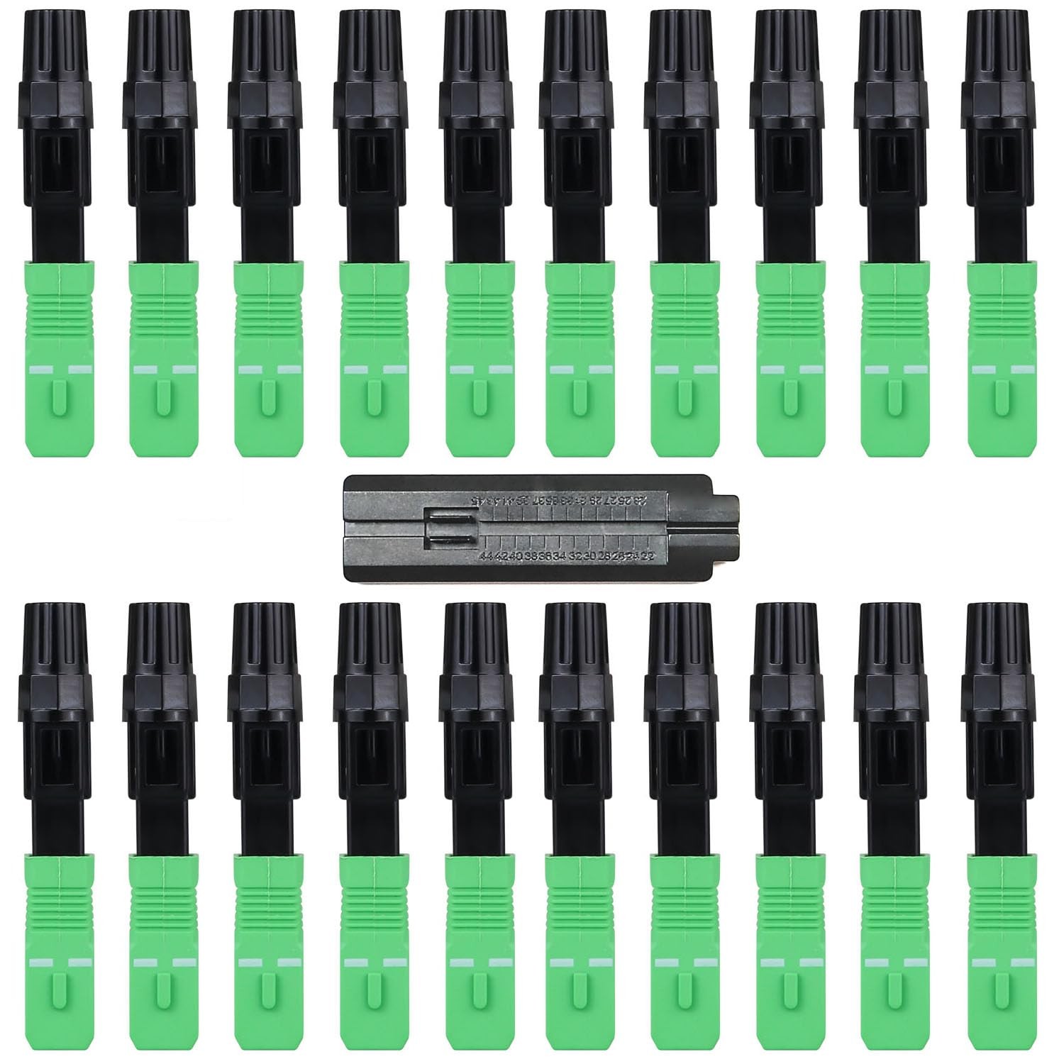 20Pack FTTH SC/APC Fiber Quick Connector Fast Adapter CATV Network Switch