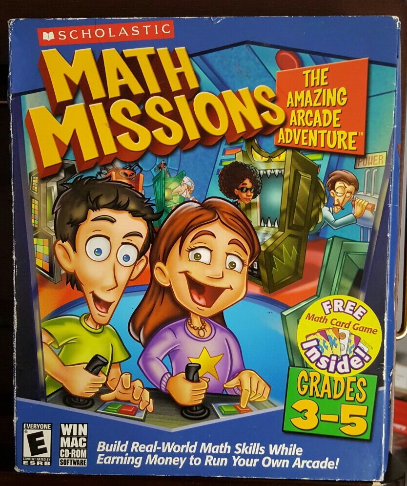 Math Missions: The Amazing Arcade Adventure with Math Card Game - BRAND NEW