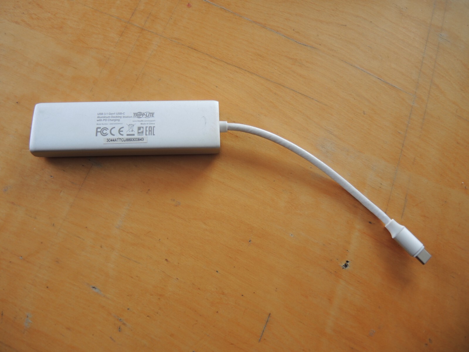 Tripp Lite U442-DOCK10-S Docking Station USB C Hub HDMI, micro SD, PD charge.