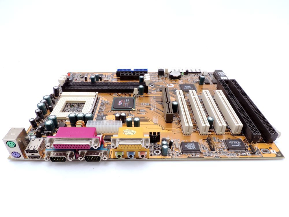 ECS P6BAP-A+ Rev 2.x ATX Vintage Motherboard VIA VT82C693A Socket 370 Motherboard