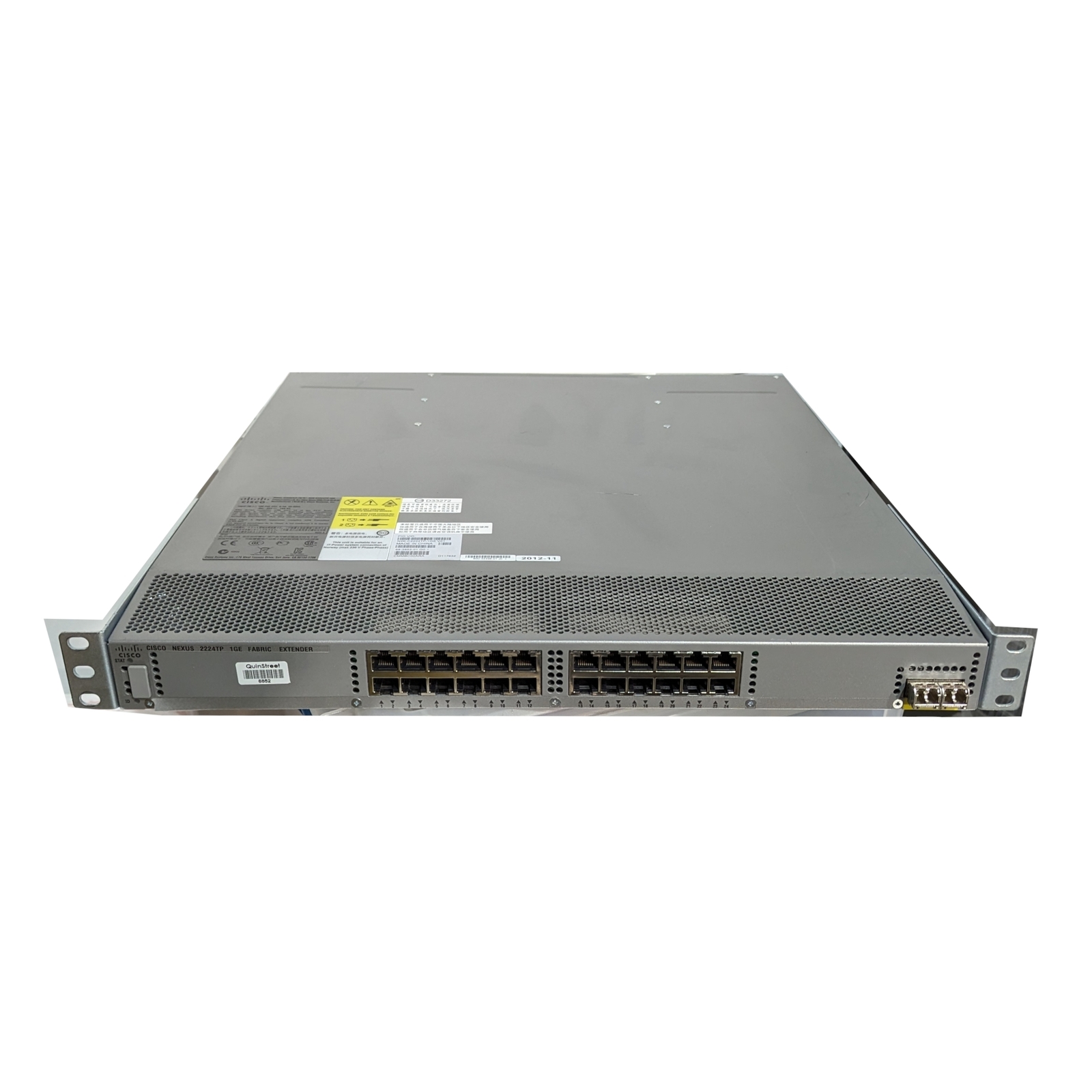Cisco Nexus 2224TP 1GE Fabric Extender N2K-C2224TP-1GE with Dual Power & Rails