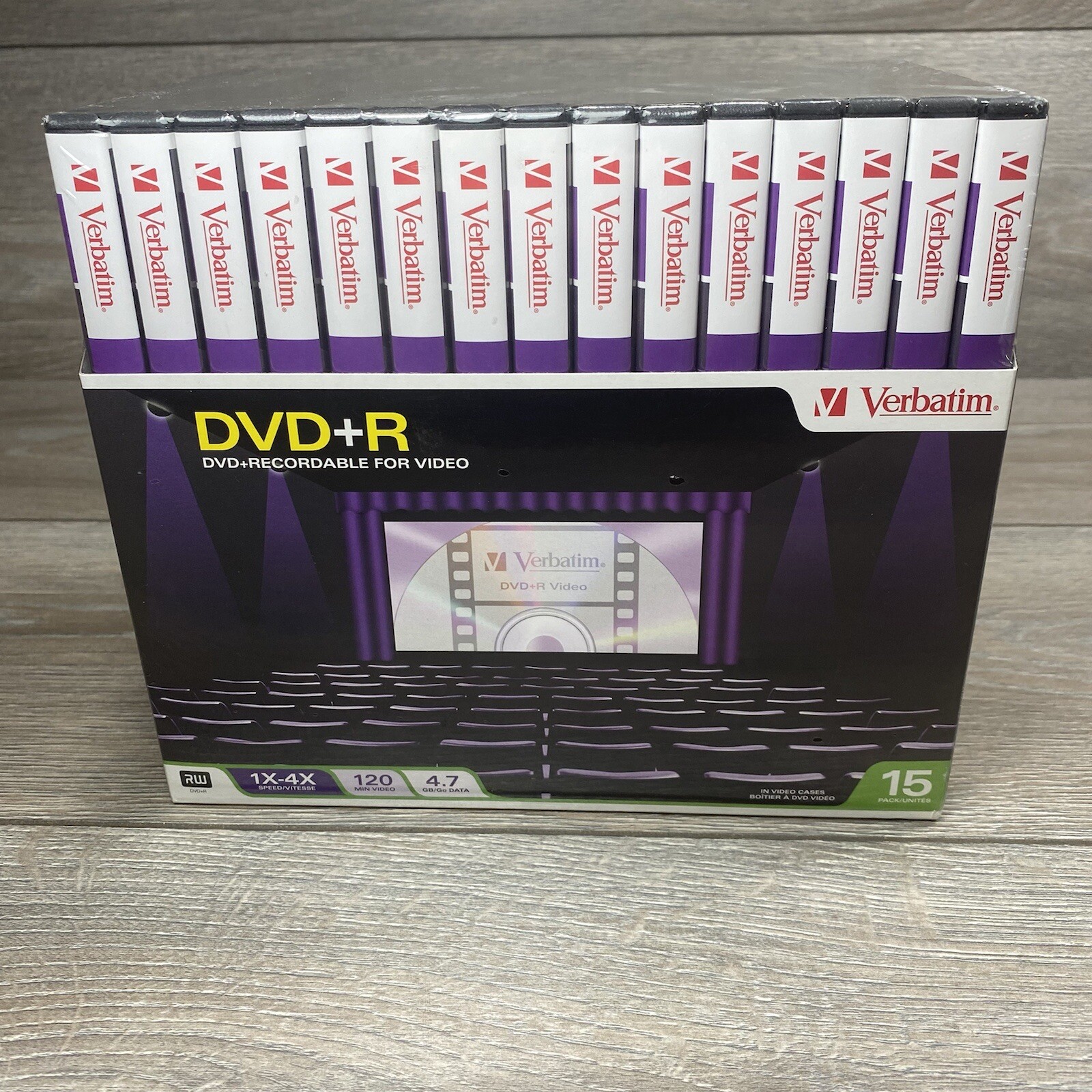 Verbatim DVD+R Discs 4.7GB 16x Spindle 15 Pack