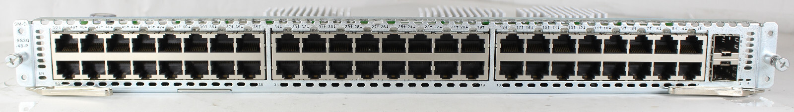 Cisco SM-D-ES3G-48-P 48 Port Gigabit Ethernet Switch Module 800-35227-01