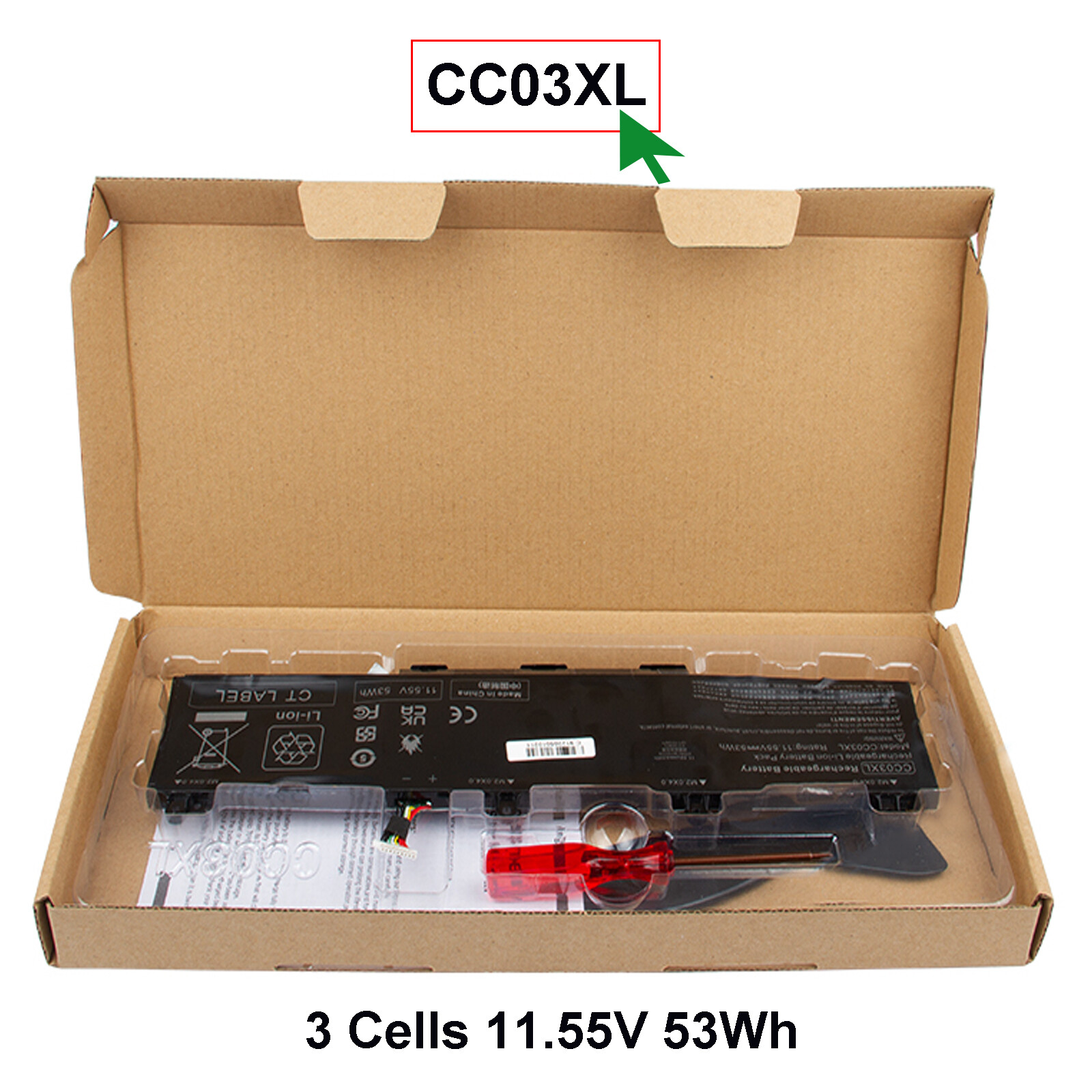 LOT CC03XL BATTERY For HP EliteBook 830 835 840 845 G7/G8 ZBook Firefly 14 G7/G8