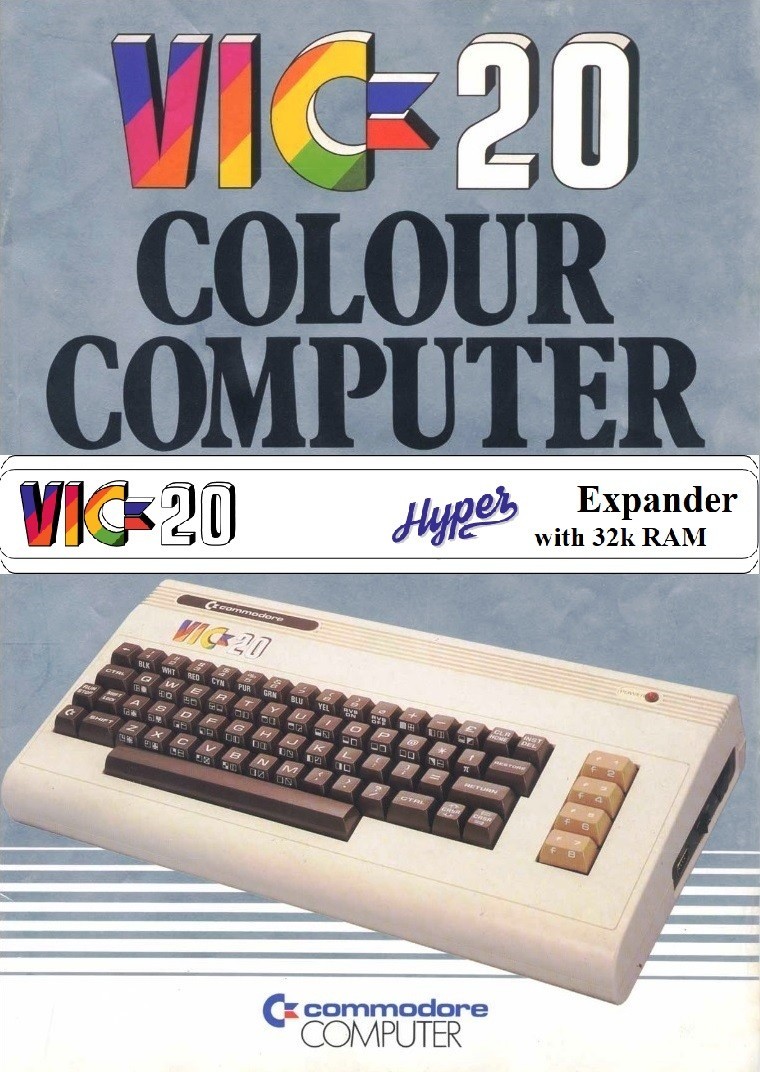 VIC-20 Commodore 32KB RAM Cartridge w/ Built in Diagnostics & Games 512Kb VIC20