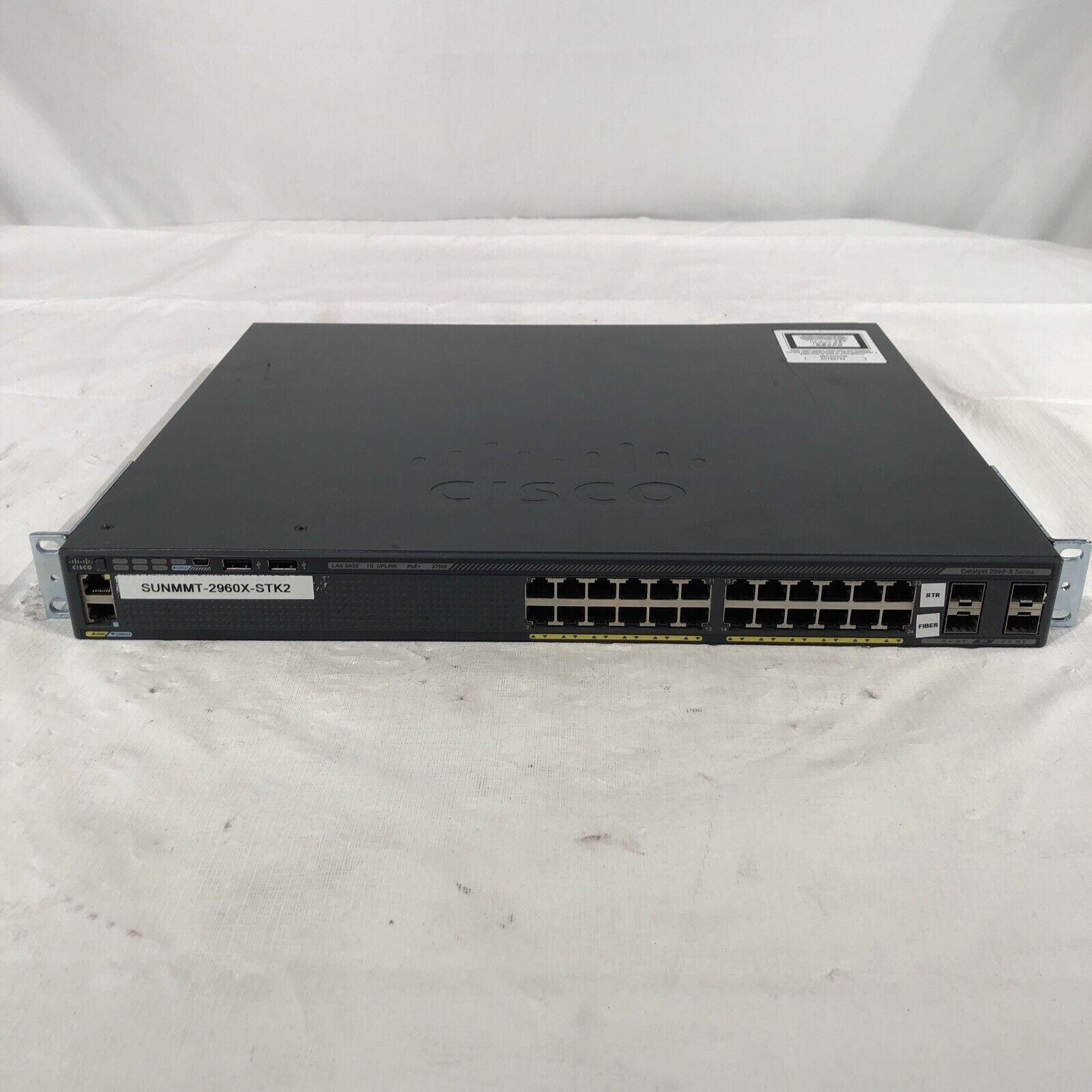 Cisco WS-C2960X-24PS-L 24-Port Gigabit PoE+ Switch