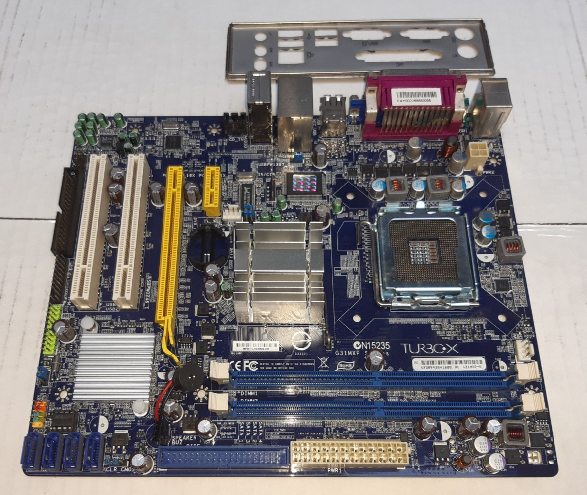 Foxconn Turbo X G31MXP-K Intel Motherboard with a Back Plate