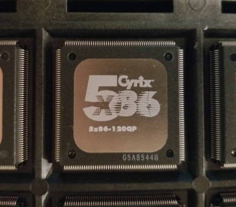 RARE Cyrix 5x86-120QP 120 MHz CPU,  unused 486 upgrade processor, USA stock