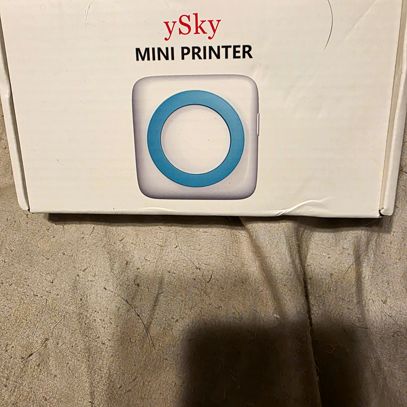 ySky Mini Printer No Ink Technology Portable Smart App Compatible