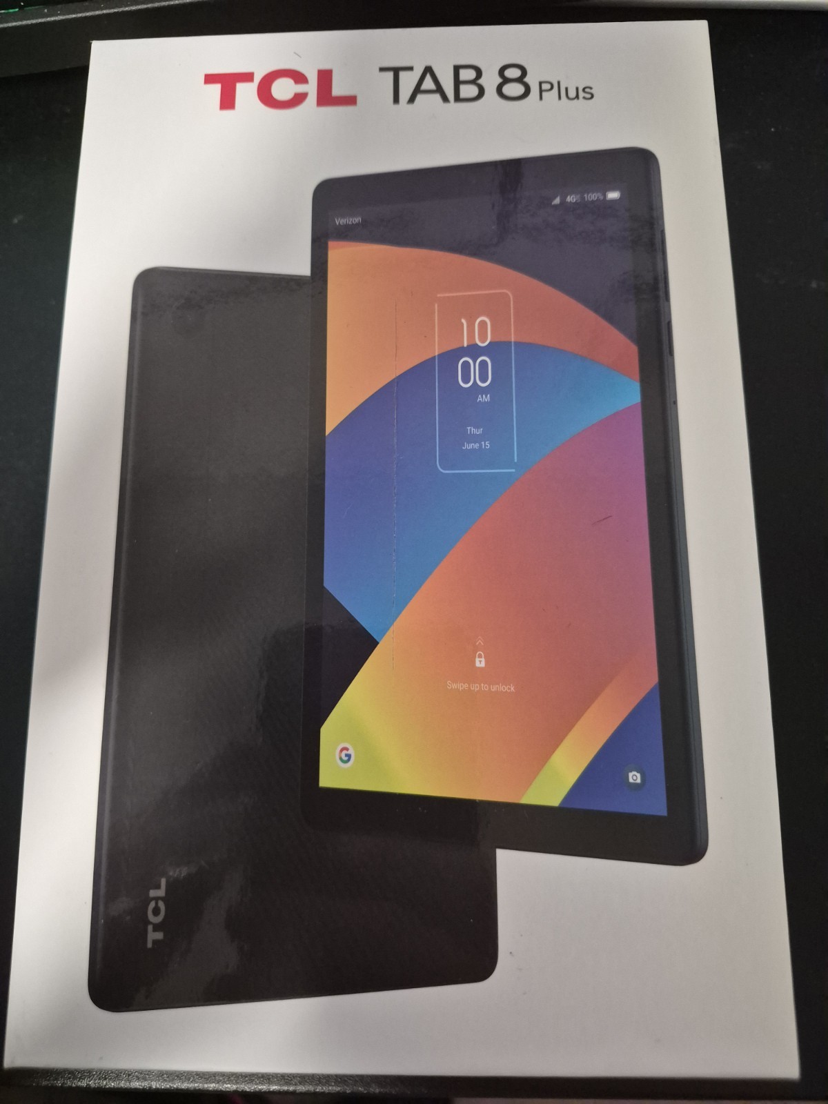 TCL Tab 8 Plus 9138S 64GB 4GB BlacK OPEN BOX - Total Wireless Locked 