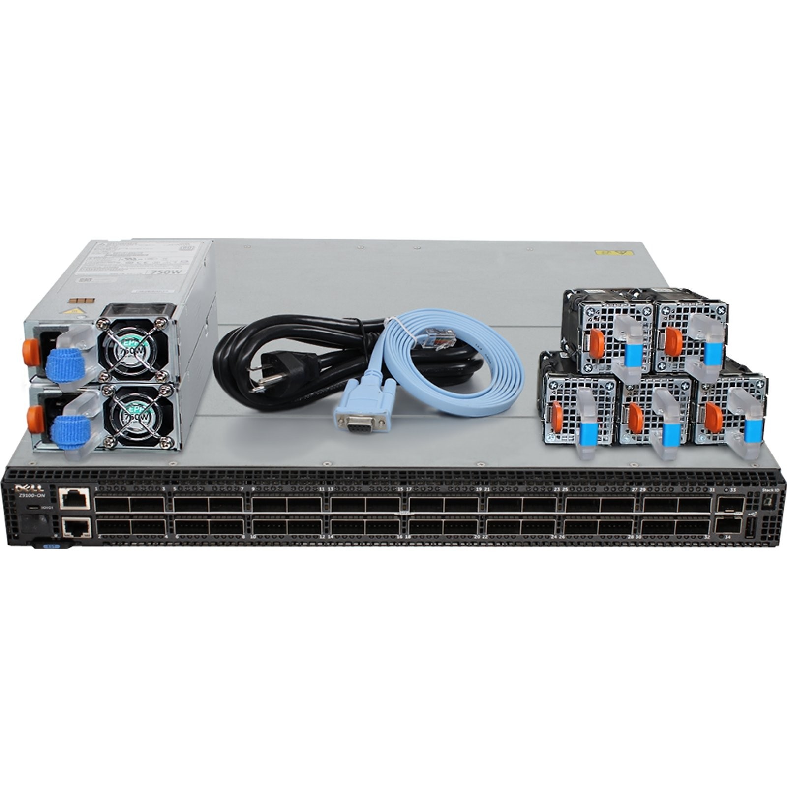 Dell Z9100-ON 32P QSFP28 2P SFP+ 2Yr ProSupport PSU-I/O Switch