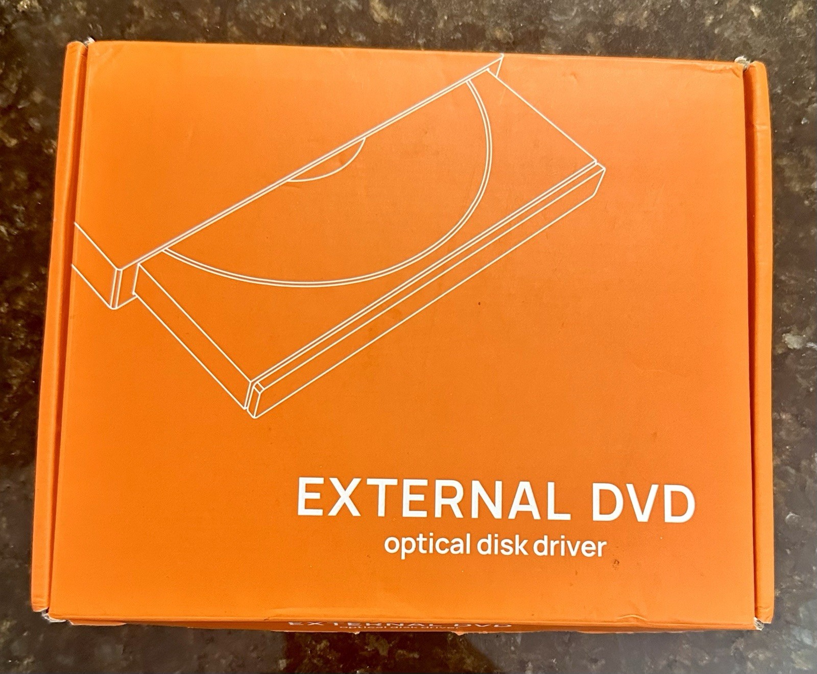 USB External DVD Drive Plug-and-Play 8x CD-R DVD±RW Black PC Mac Laptop