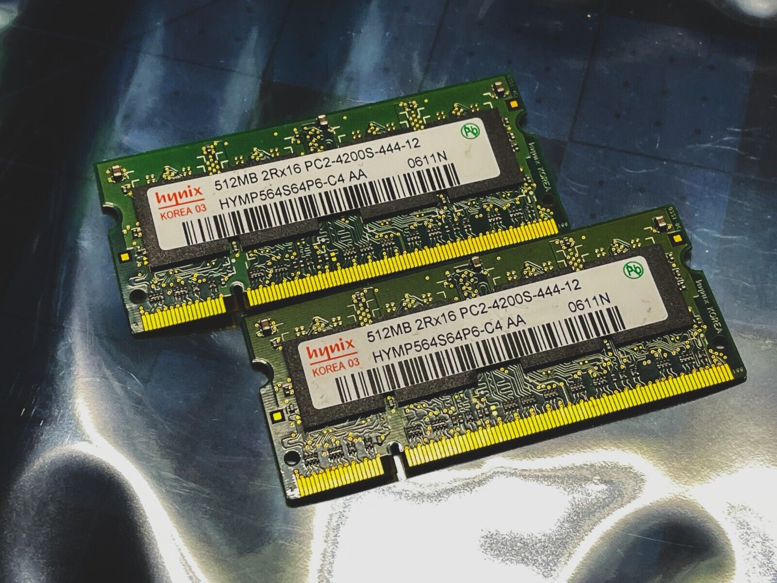 Hynix 1GB (2x 512MB) DDR2 533MHz PC2-4200S SODIMM Laptop Memory RAM