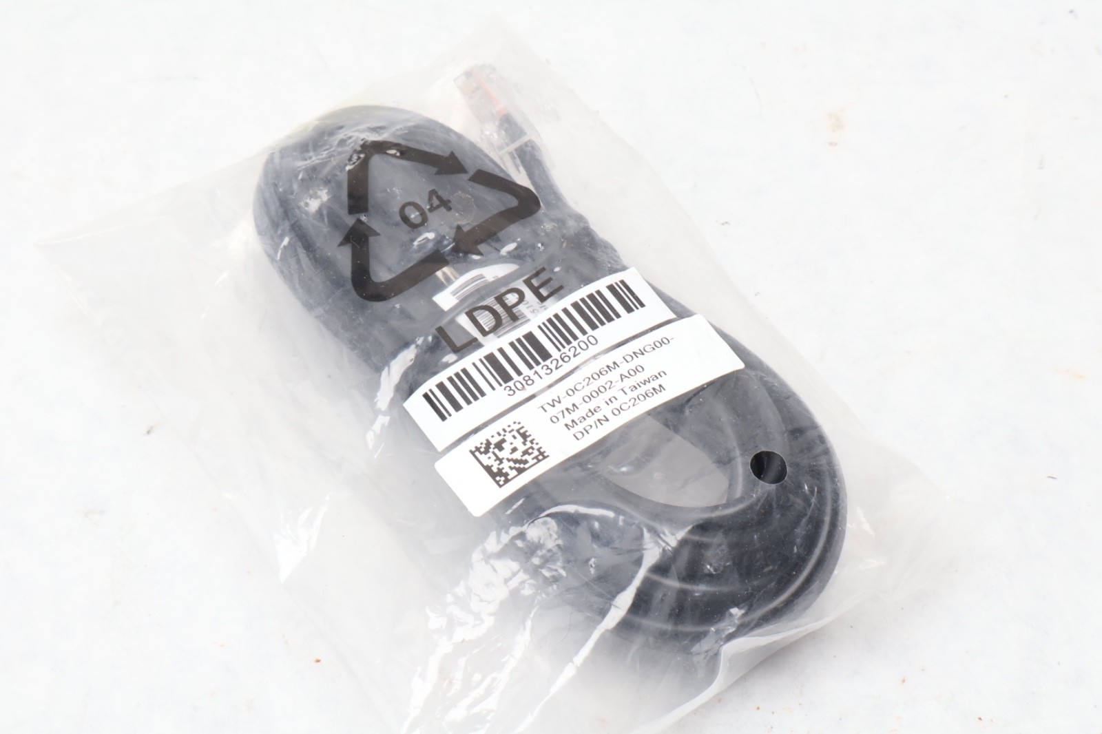 New OEM 0C206M Dell PowerConnect 8024 CAT5 Serial Cable RJ45-to-DB9