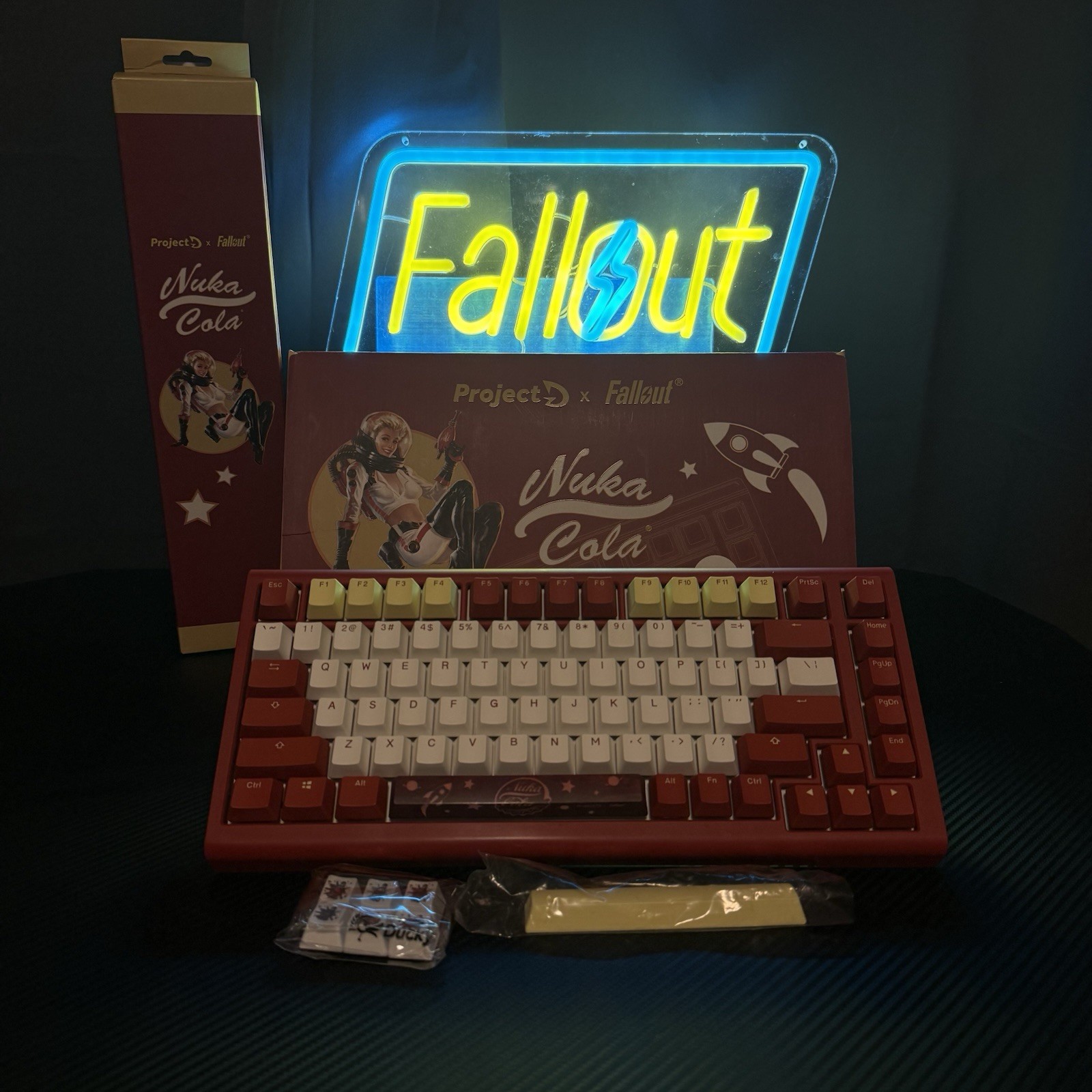 Fallout x Ducky Nuka Cola Keyboard & Desk Pad