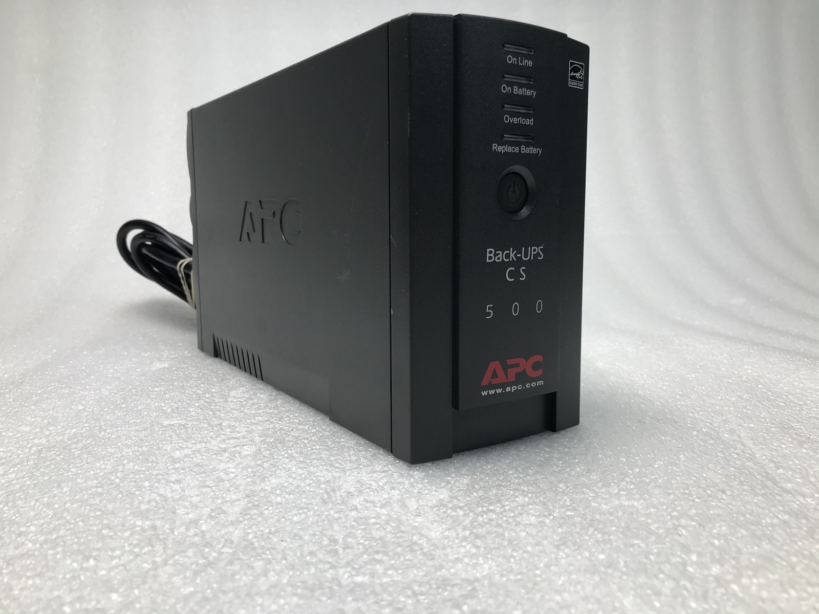 APC Back-UPS 500 BK500BLK Uninterruptable Power Supply Tested No Battery