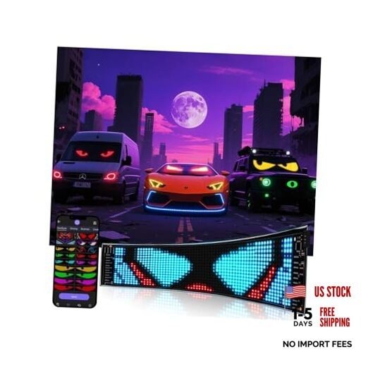 Multifunctional Bright 1PCS Devil Eyes Cars SUVs & Trucks 1PCS-23in x 5in