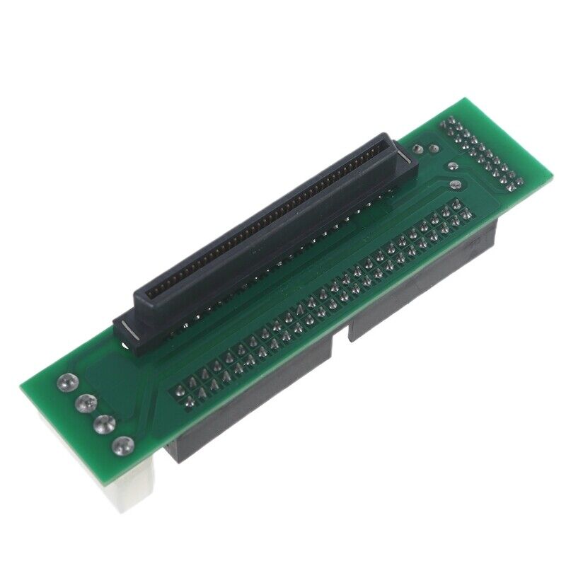 SSD SCSI SCA 80-pin to 68-pin female, LVD-SE SCSI II / III adapter