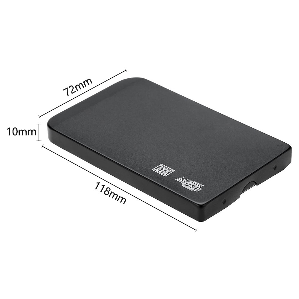 2.5in USB3.0 SSD HDD Hard Drive Box 5Gbps 3TB USB3.0 Portable Har
