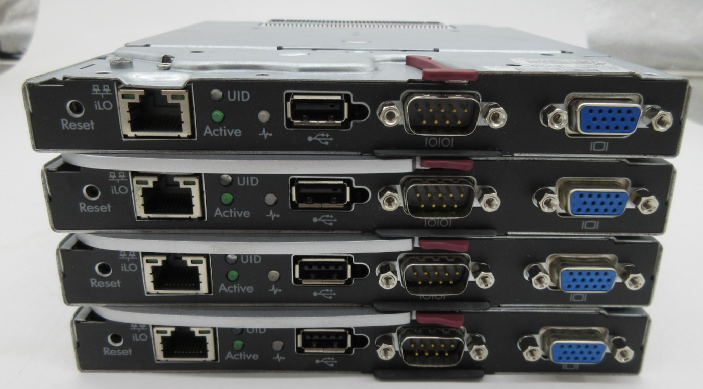 LOT OF 4 HP BLADESYSTEM Onboard Administrator HSTNS-BC32-N