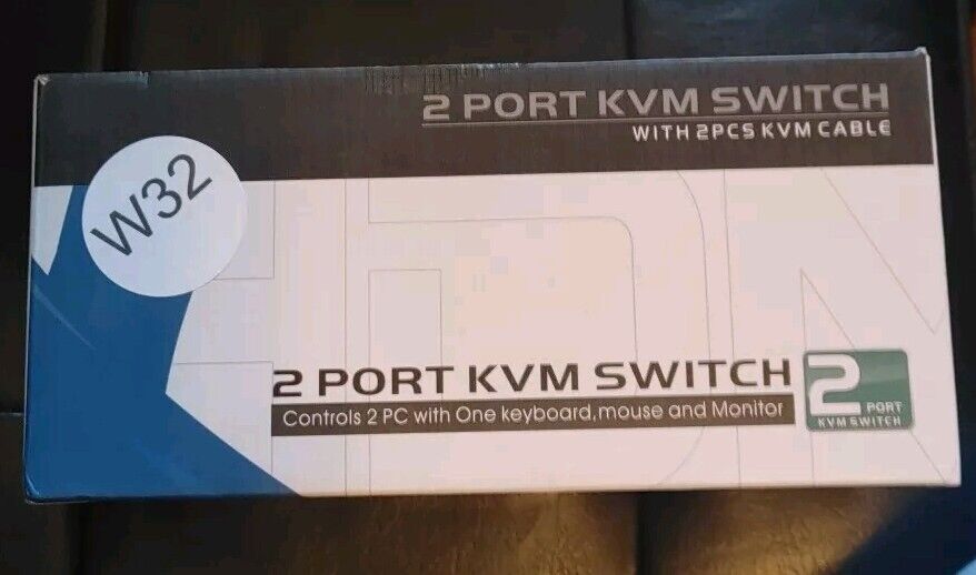 MT VIKI 2 PORT KVM SWITCH WITH 2PCS KVM CABLE 