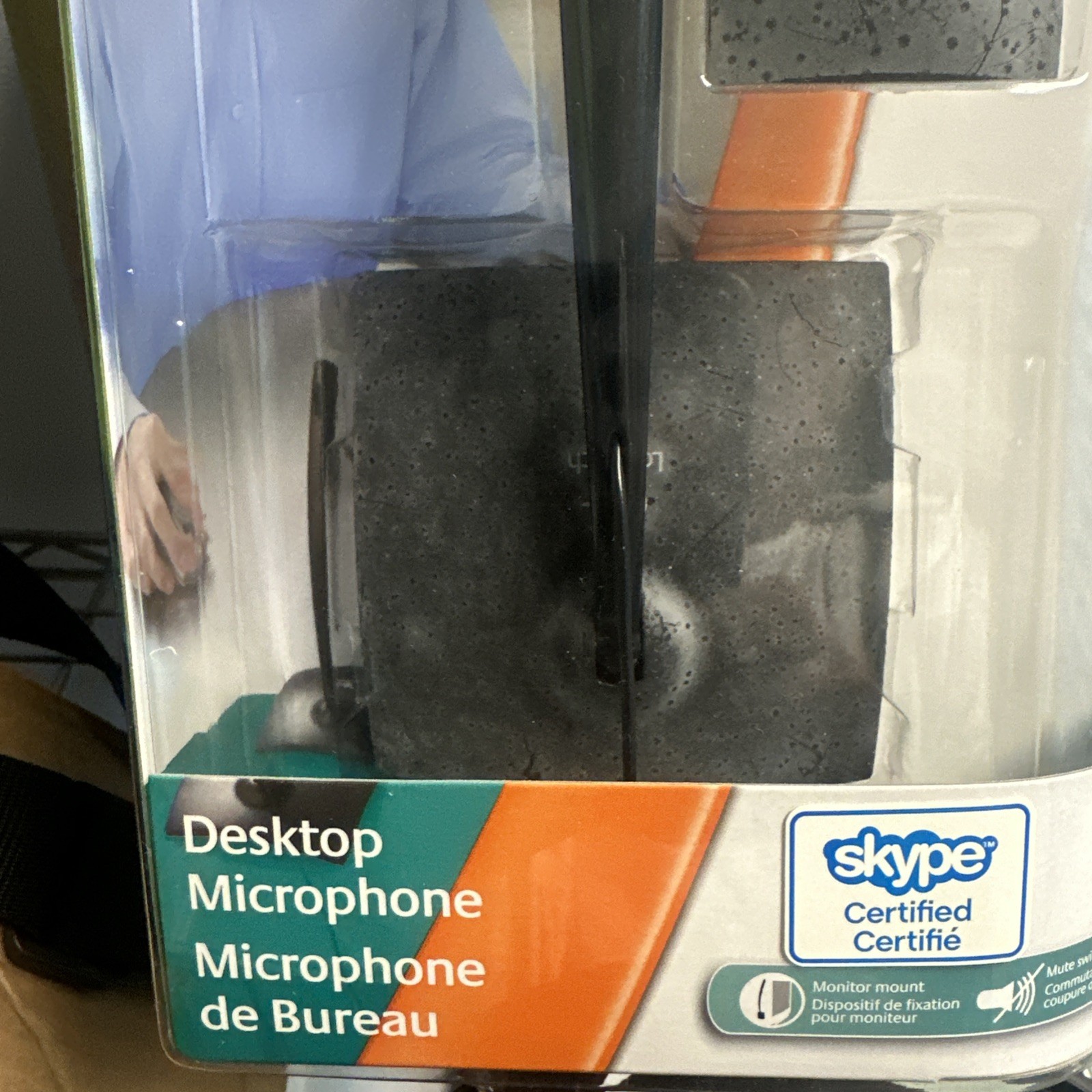Logitech Black 3.5mm Connector Desktop Microphone, New & Sealed-  