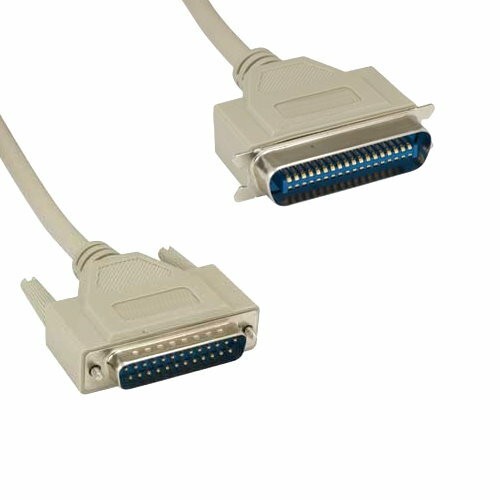 Kentek 3' DB25 Male to Centronic CN36 Male Parallel Printer Scanner Data Cord