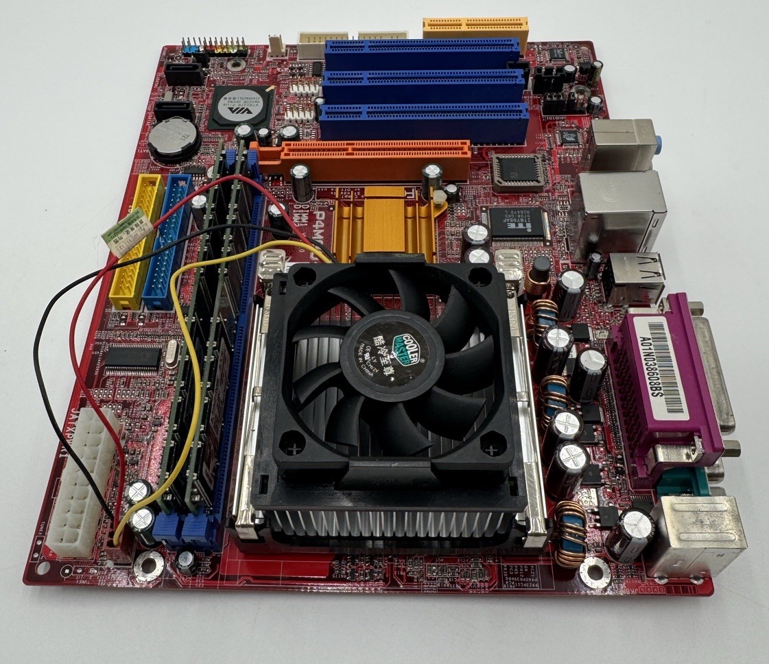 BIOSTAR MOTHERBOARD P4M80-M4 VER: 7.0 PENTIUM 4 2.4 GHz Untested