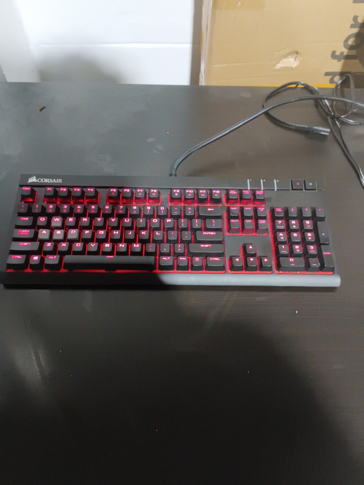 Corsair Strafe CH-9000088-UK USBWired Red LED Gaming Keyboard