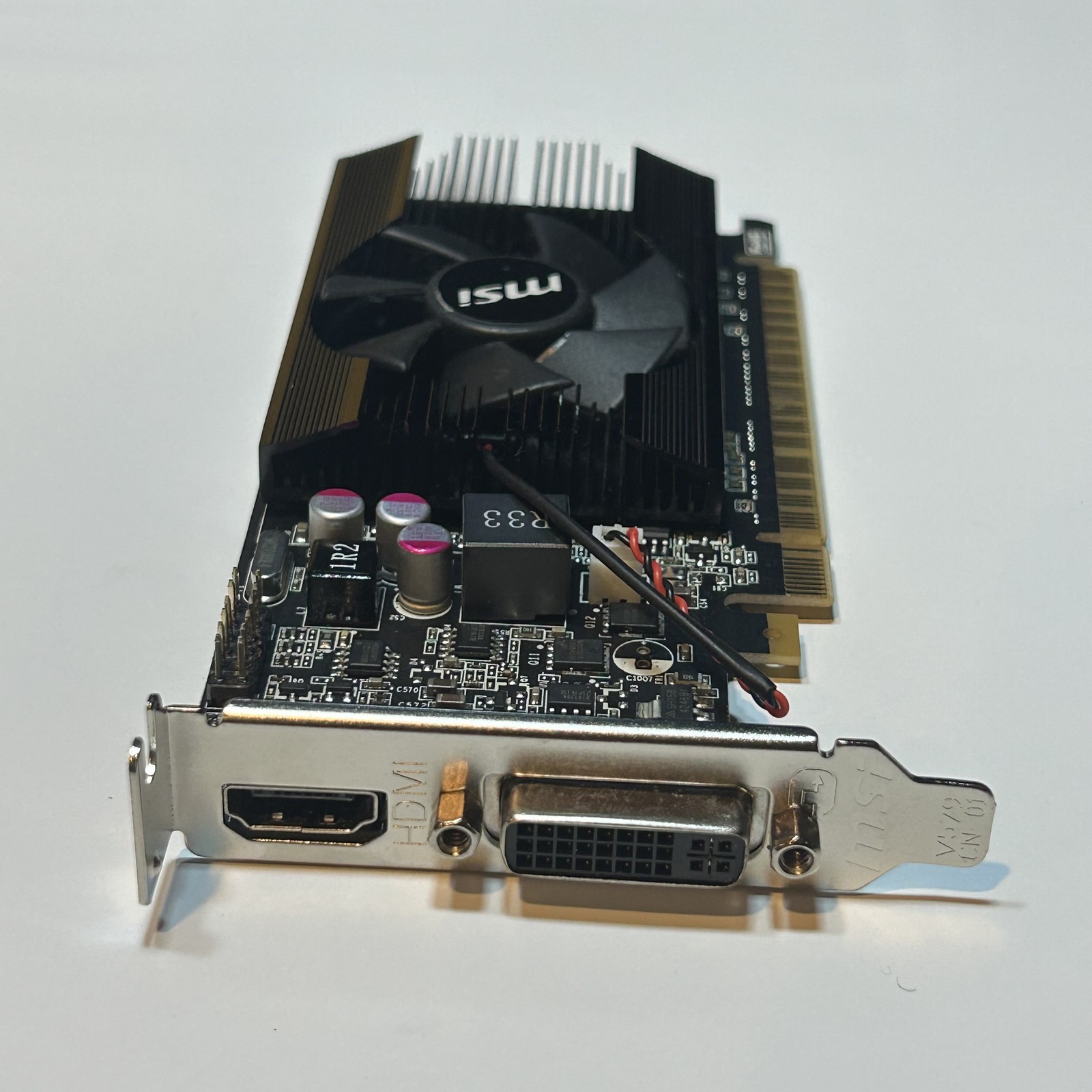 MSI NVIDIA GeForce GT 610 2GB DDR3 Graphics Card Low Profile N610GT-MD2GD3/LP