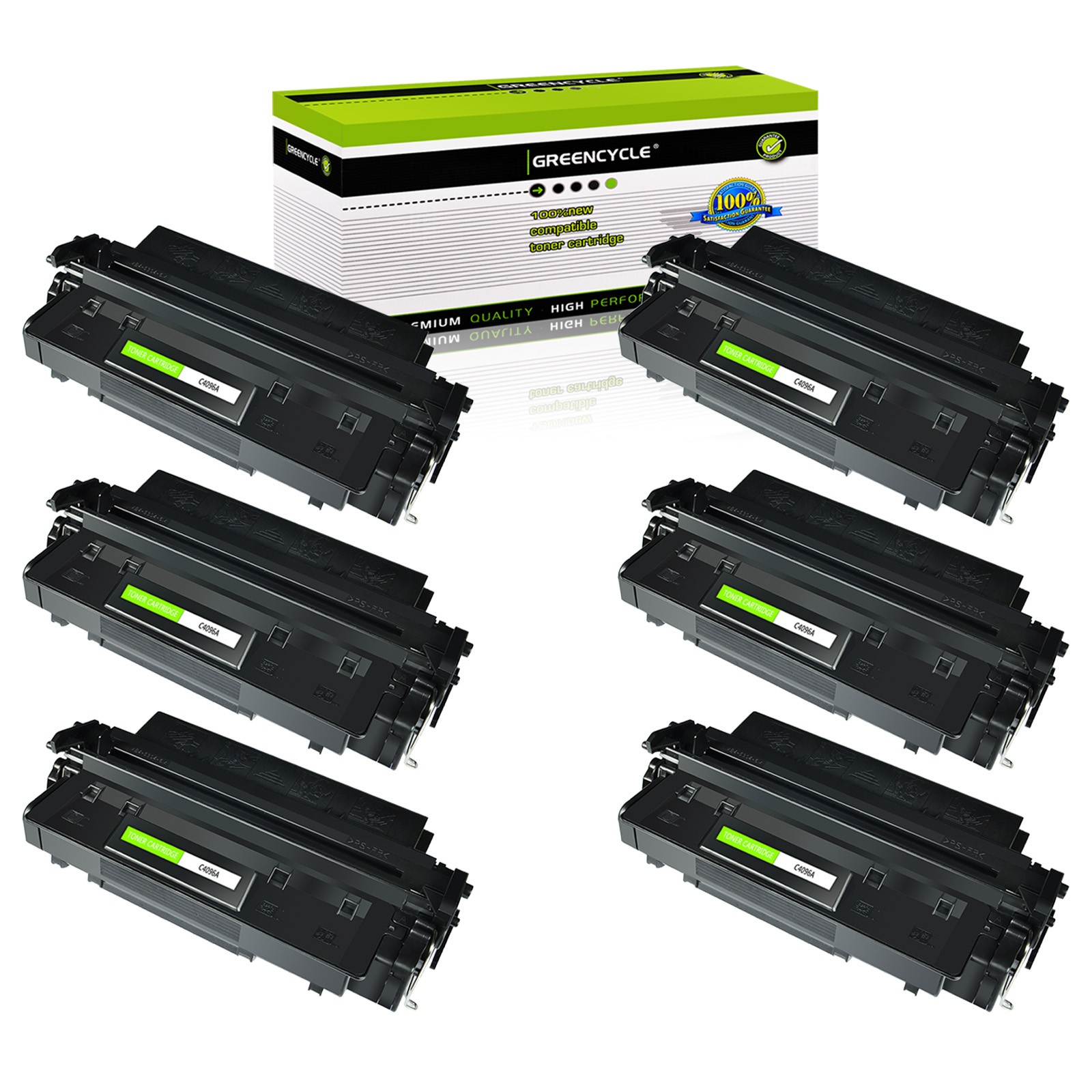 6PK C4096A Toner Cartridge Fit For HP LaserJet 2100  2200d 2200dn 2200dse 2200dt