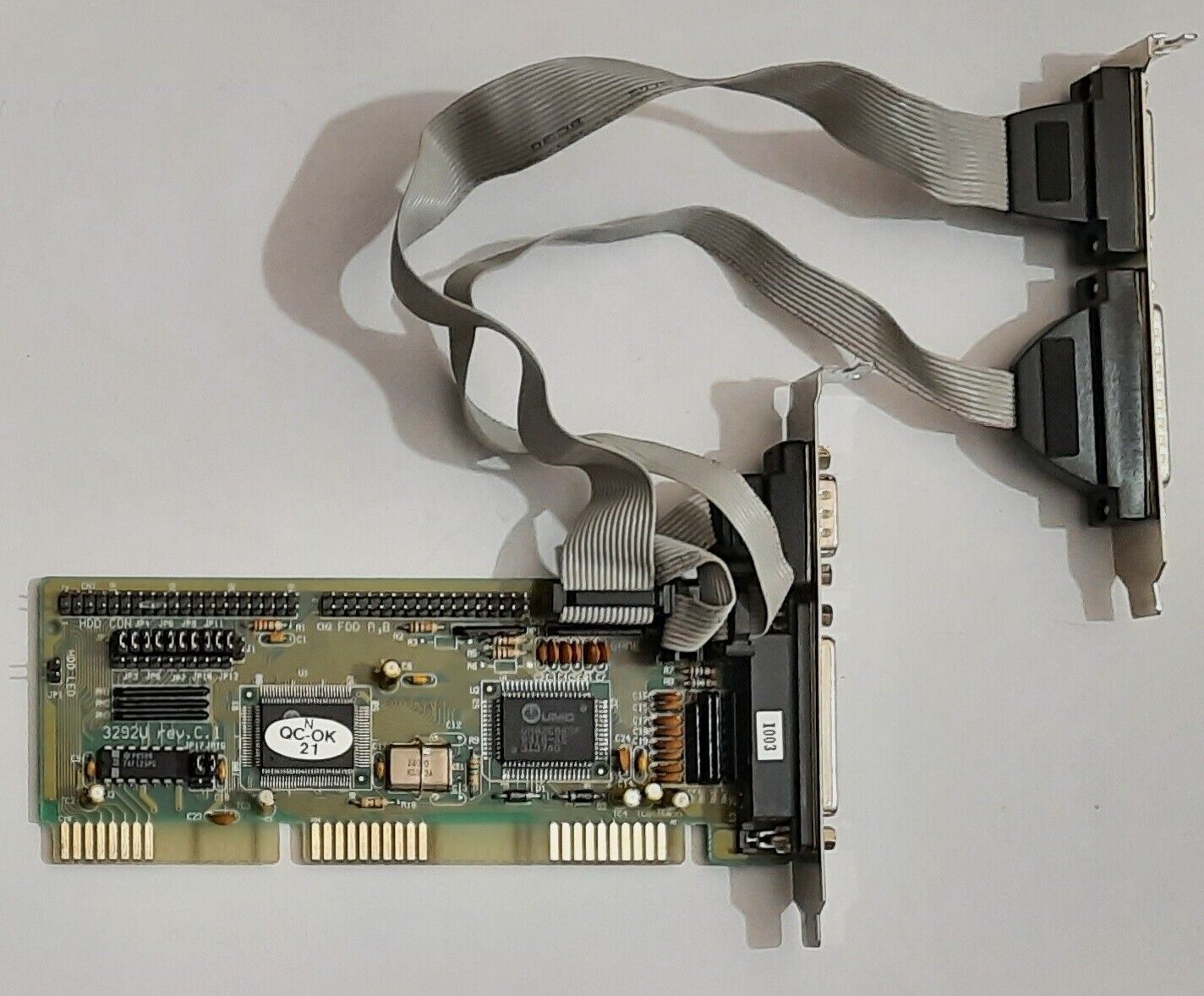Biostar 3292U Multi-I/O IDE Floppy ISA Controller (UMC, Retro, 1993)