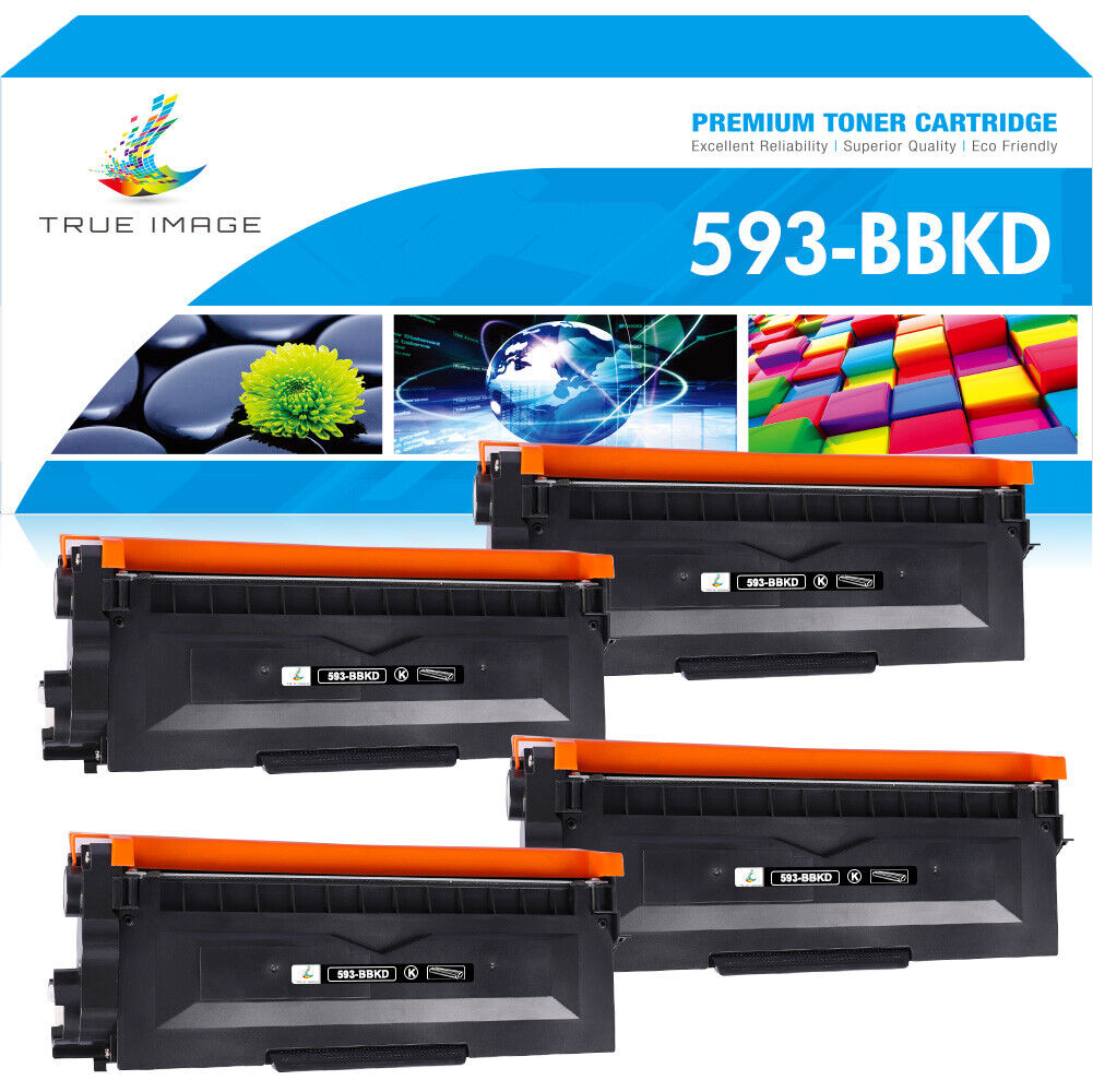 4-Pk/Pack E310 Toner Cartridge For Dell 593-BBKD E310DW E515DN E515DW E514DW
