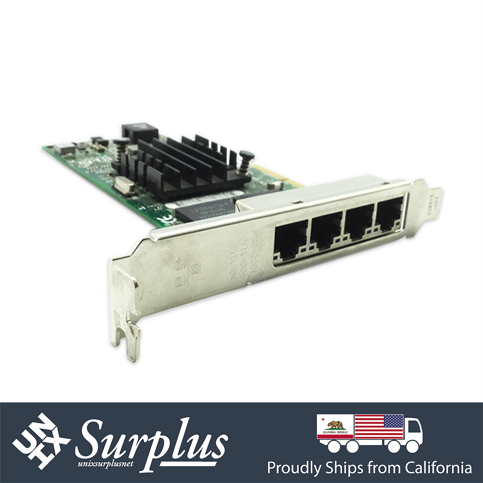 Intel OEM I340-T4 Quad Port Gigabit NIC RJ45 PCIe Ethernet Adapter High Profile