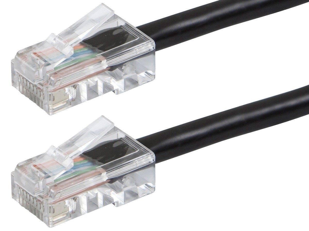 Monoprice Cat5e Ethernet Patch Cable - 50ft - Black, RJ45, 350Mhz, UTP, 24AWG