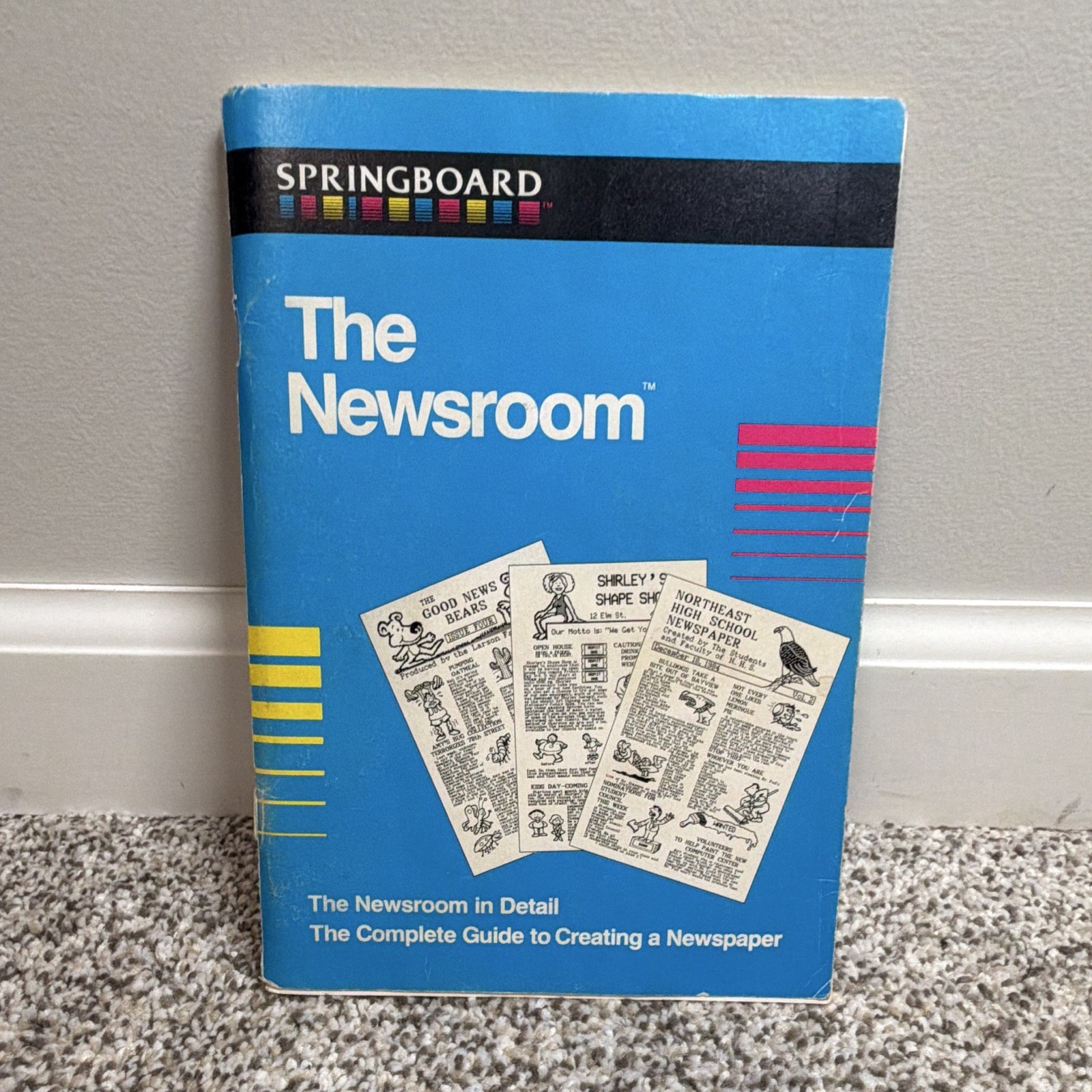 Springboard The Newsroom User Manual Guide - Newspaper Creation (Vintage)