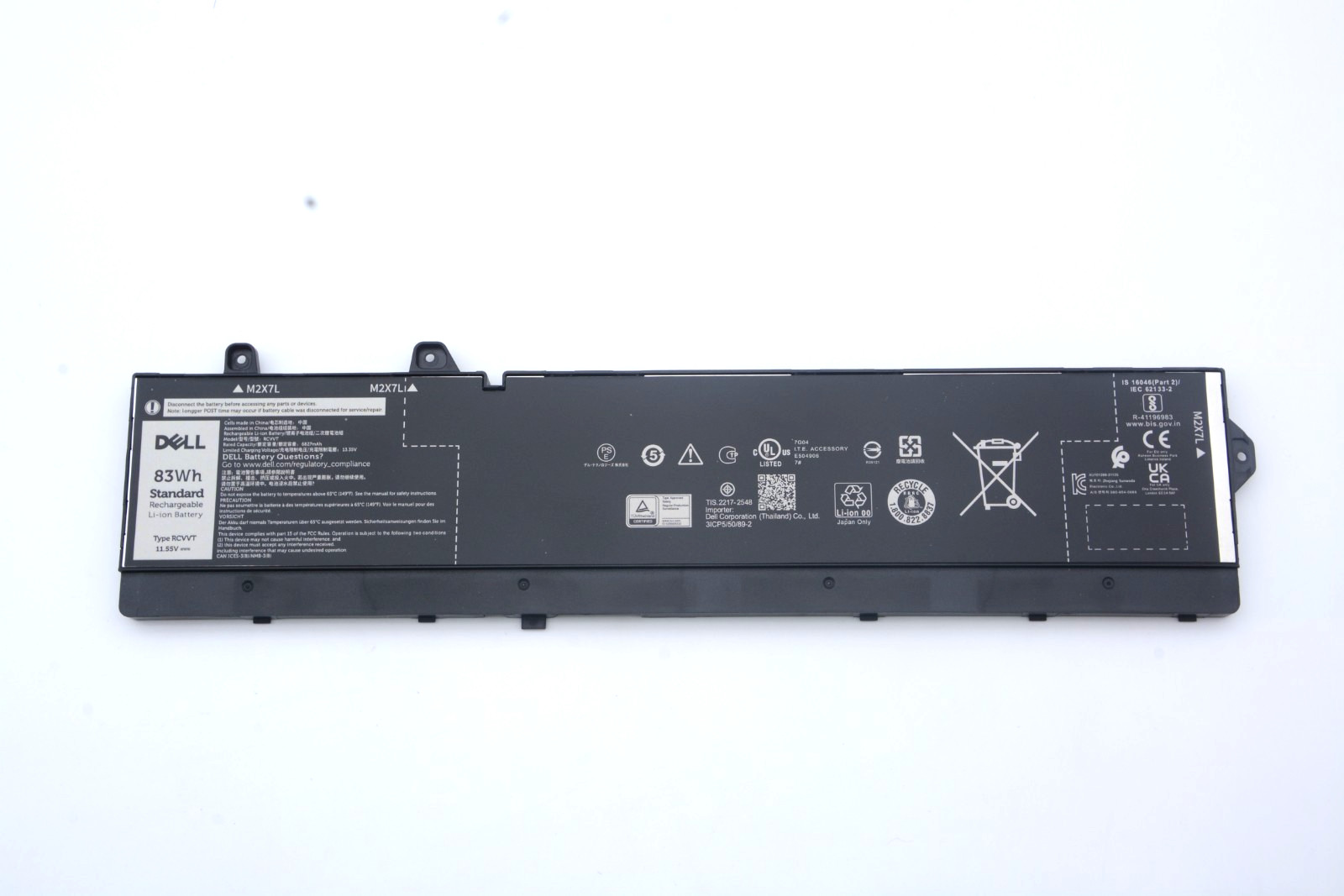 Genuine RCVVT NWDC0 X26RT Battery For Dell Precision 7670 7680 7770 7780 83Wh US