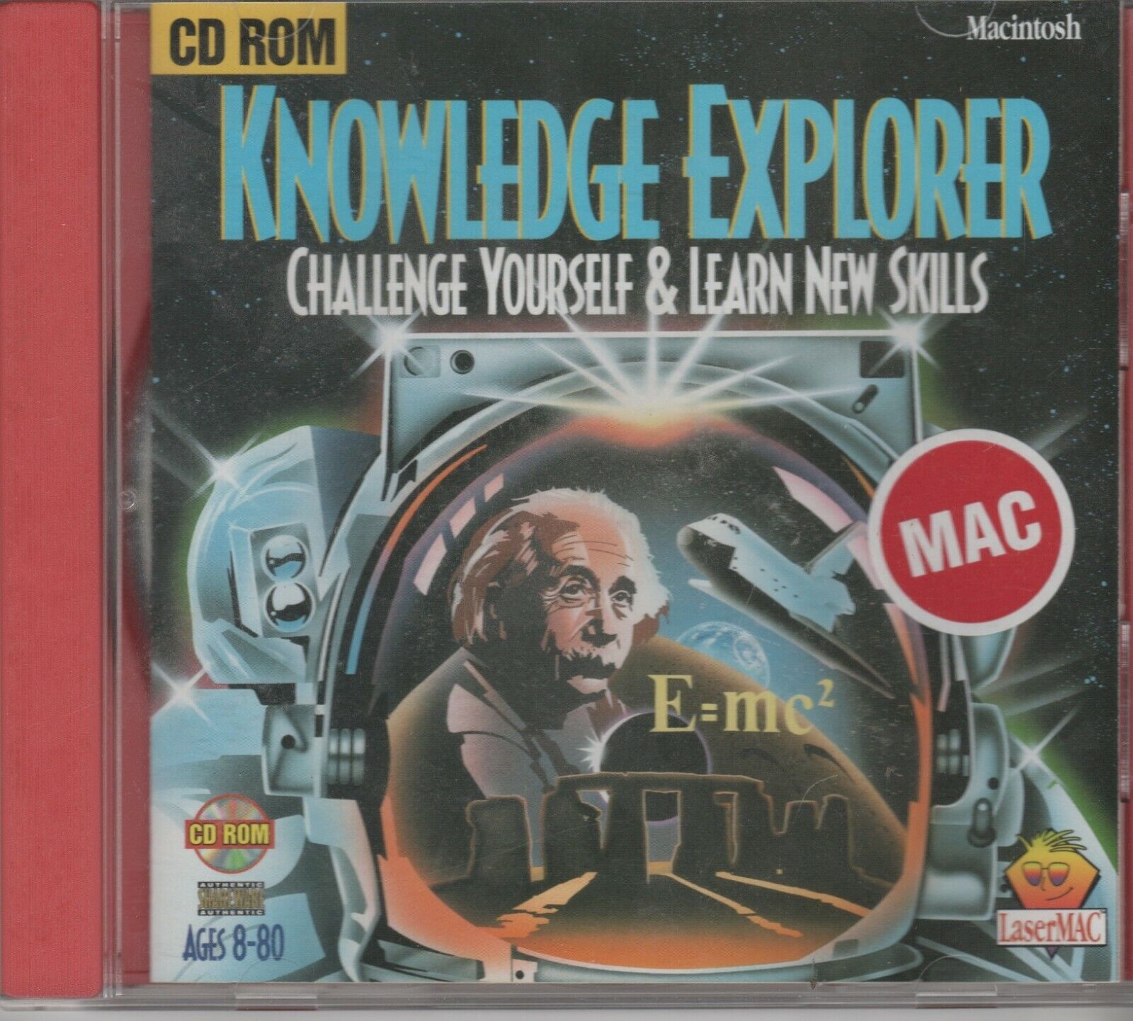 ITHistory (1995) APPLE Software:  KNOWLEDGE EXPLORER (Lasersoft) CD No Manual