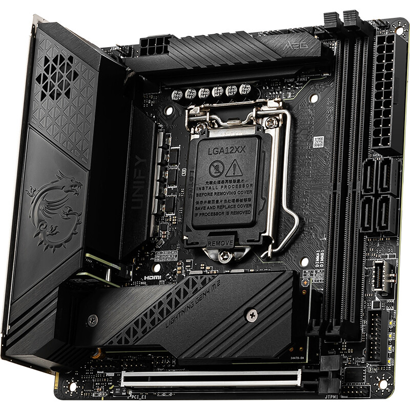 For MSI MEG Z590I UNIFY LGA1200 DDR4 Mini-ITX Motherboard Tested OK
