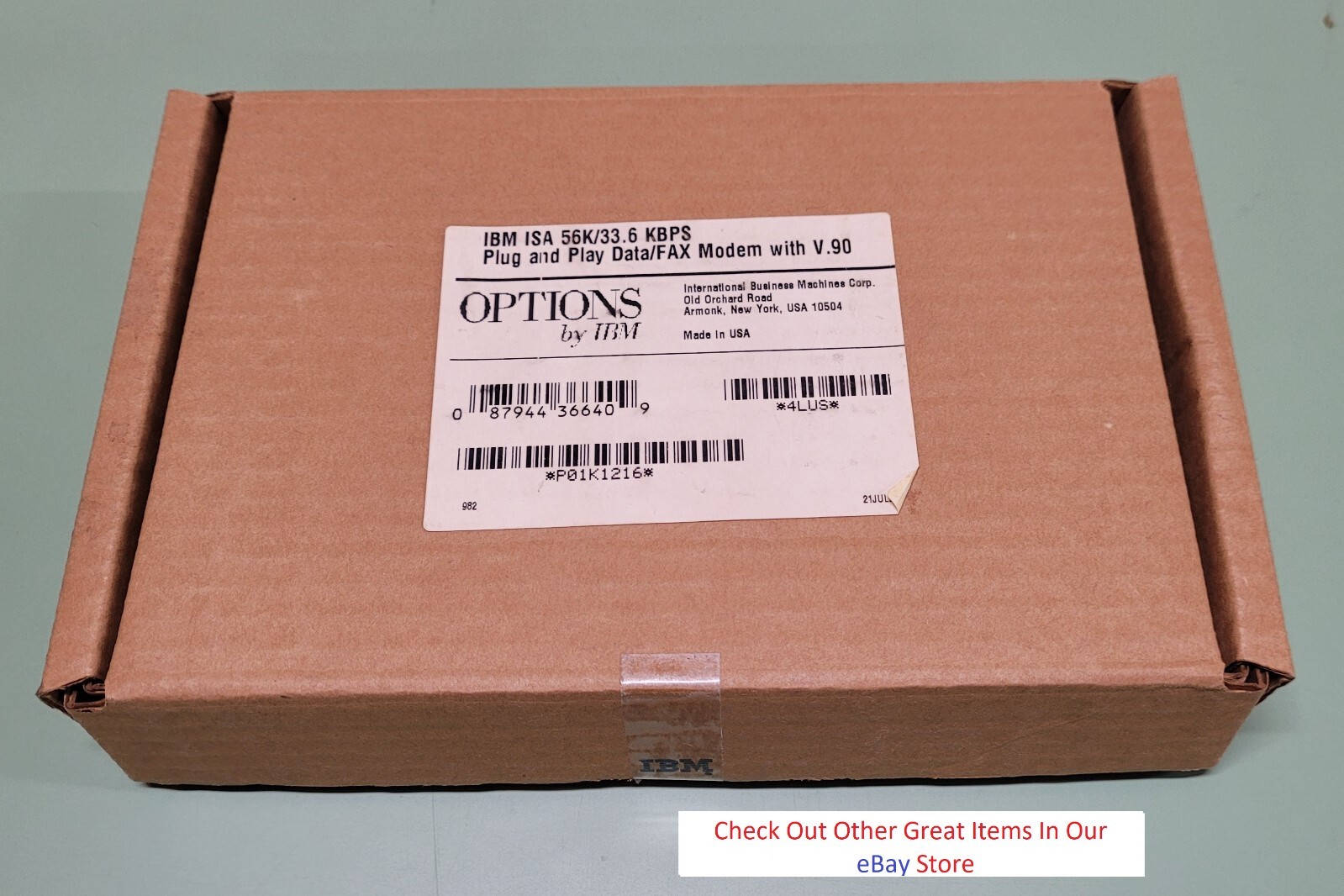 IBM 01k1222 ISA Modem, Made by US Robotics **NEW**